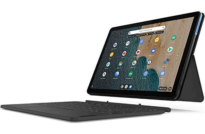 Lenovo IdeaPad Duet Chromebook 2-in-1 - Display 10.1'' Full HD, Processore MediaTek P60T, Storage 64GB, RAM 4GB, Wi-Fi+Bluetooth