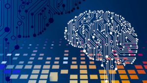 cervello AI sfondo per studenti